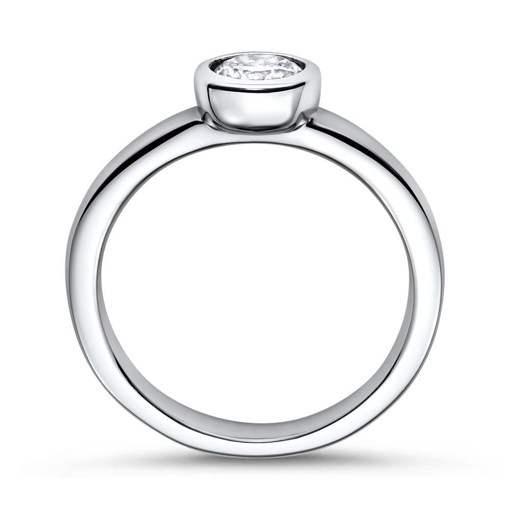 JEWLIX VR0044 Verlobungsring Silber 52mm Zirkonia