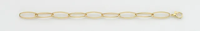 Eugen Rühle Fantasiekette ovale Glieder 8,4mm 585 Gelbgold