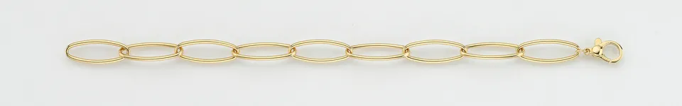 Eugen Rühle Fantasiekette ovale Glieder 8,4mm 585 Gelbgold
