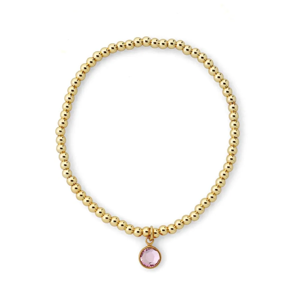 Joy by Corrine Smith Juni Armband Geburtsstein Gold verstellbar