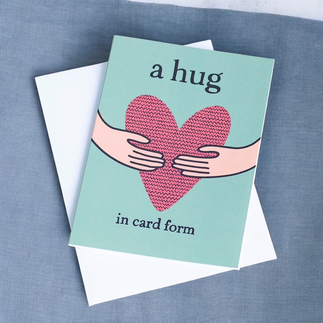 Joy Prints Cards Hug Grußkarte A6 blanko mit Umschlag