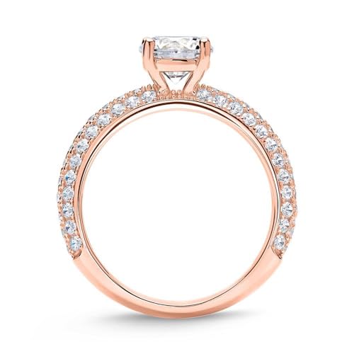 JEWLIX Ring Rosévergoldet Gr.58 Silber Zirkonia