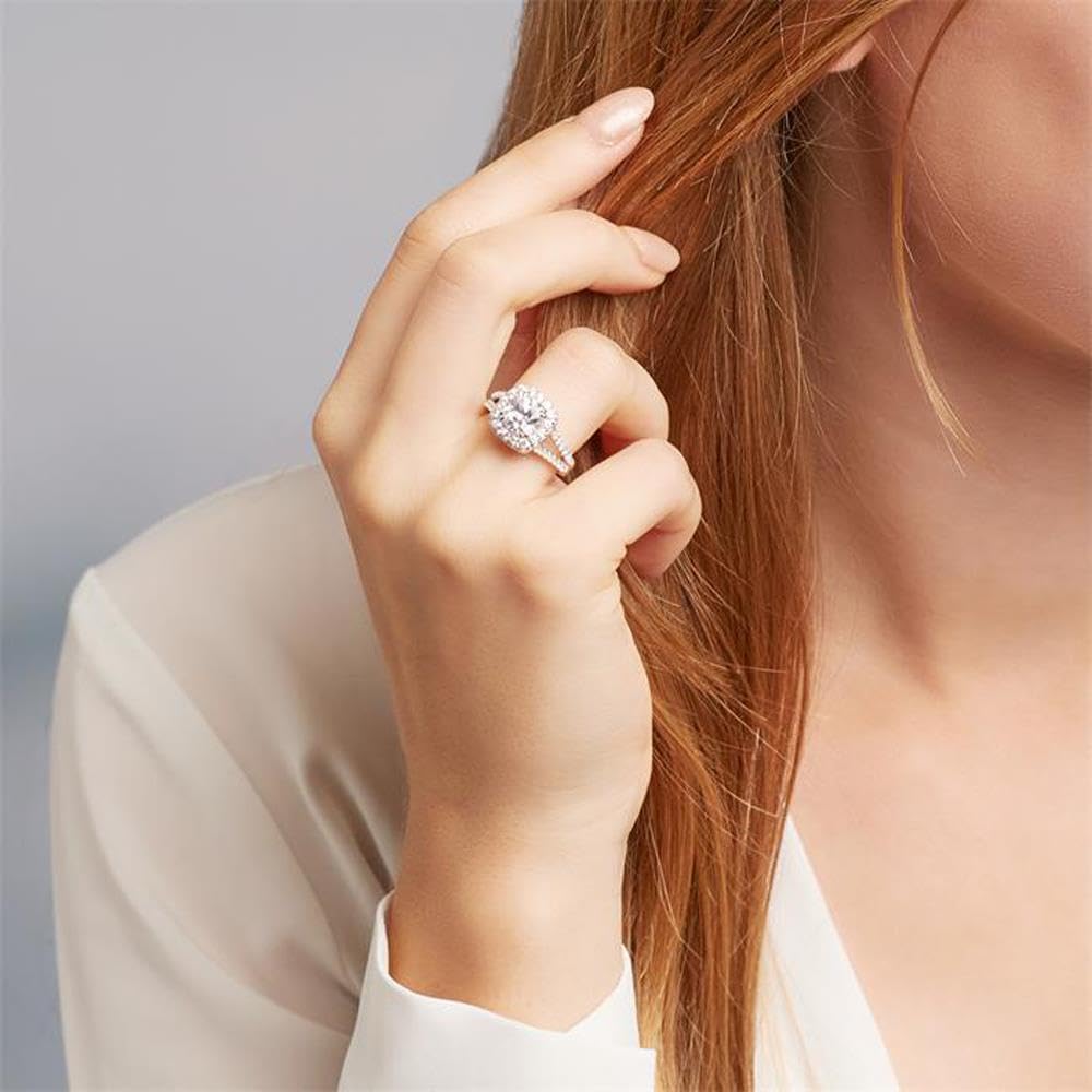 JEWLIX Verlobungsring 925 Silber Zirkonia 60mm