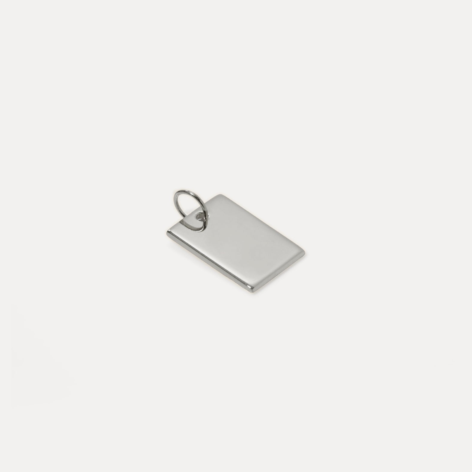 Stilnest Folio Tag Anhänger gravierbar Silber 12 mm