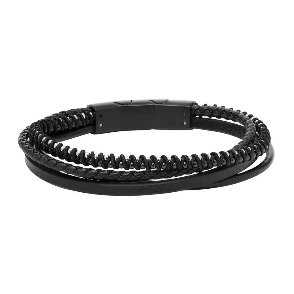 JEWLIX ID-Armband mehrreihig Kunstleder Gravur