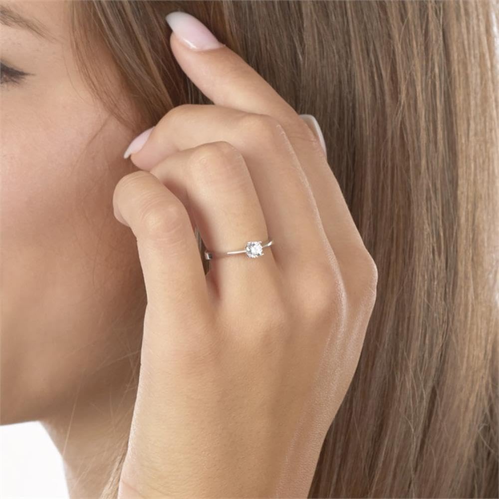 JEWLIX VR0020 Verlobungsring Silber Zirkonia 0,35ct