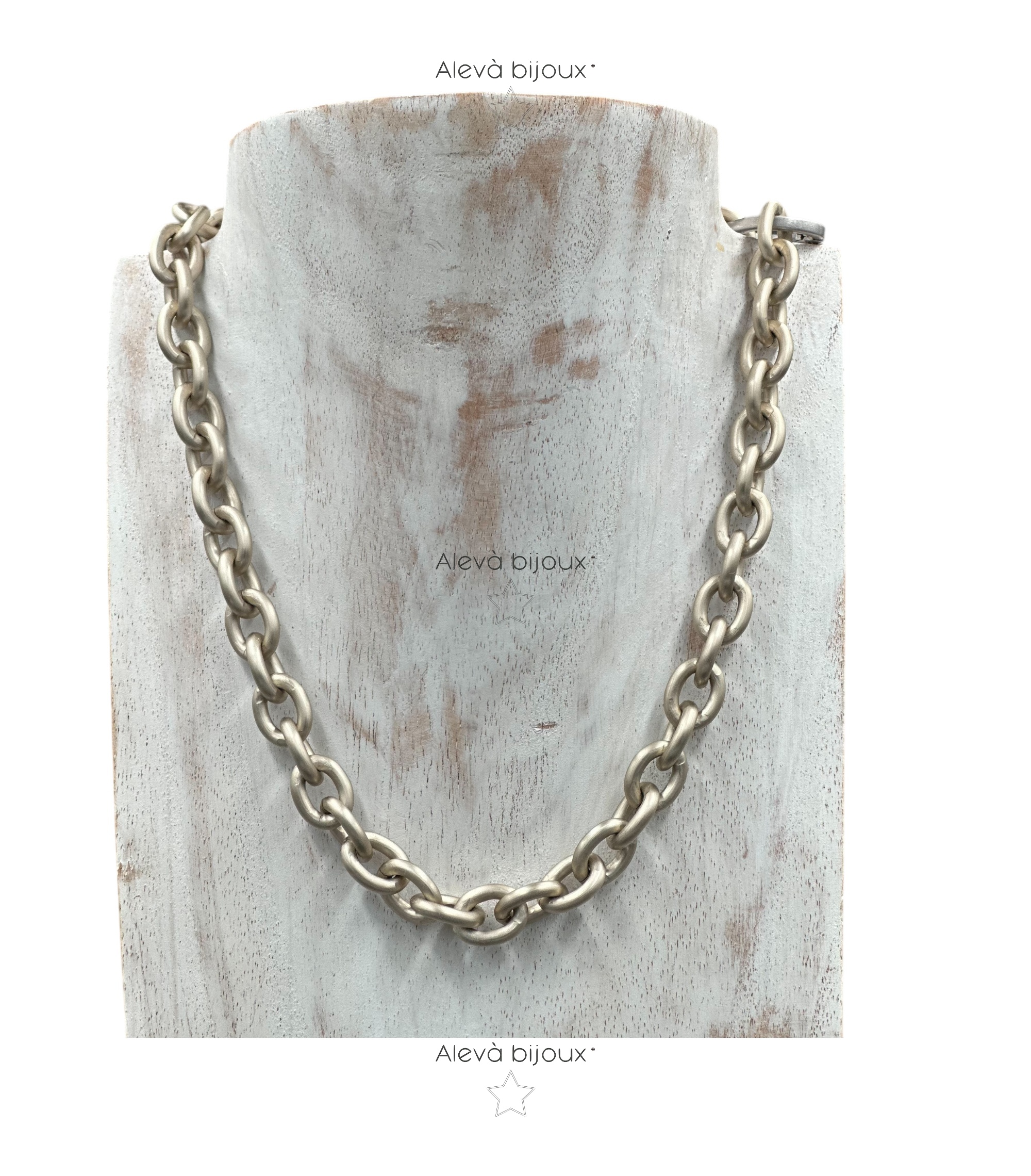 Alevá Bijoux Nisida Slim Halskette Gold schmal
