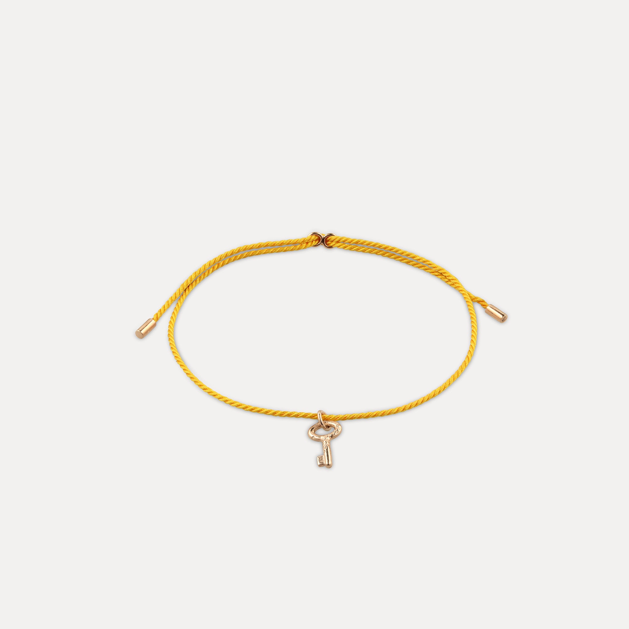 Stilnest Tiny Key Armband 585 Gold 16cm Schlüssel