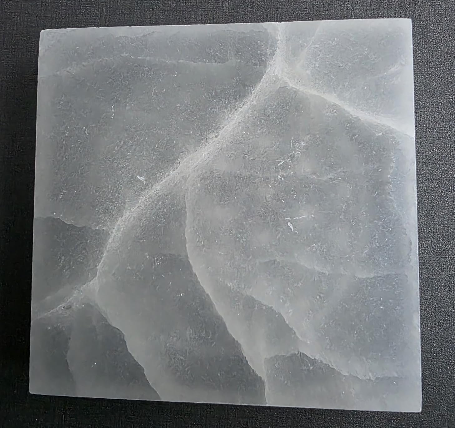 NKlaus Healing Crystals Selenit Ladeplatte Blume des Lebens