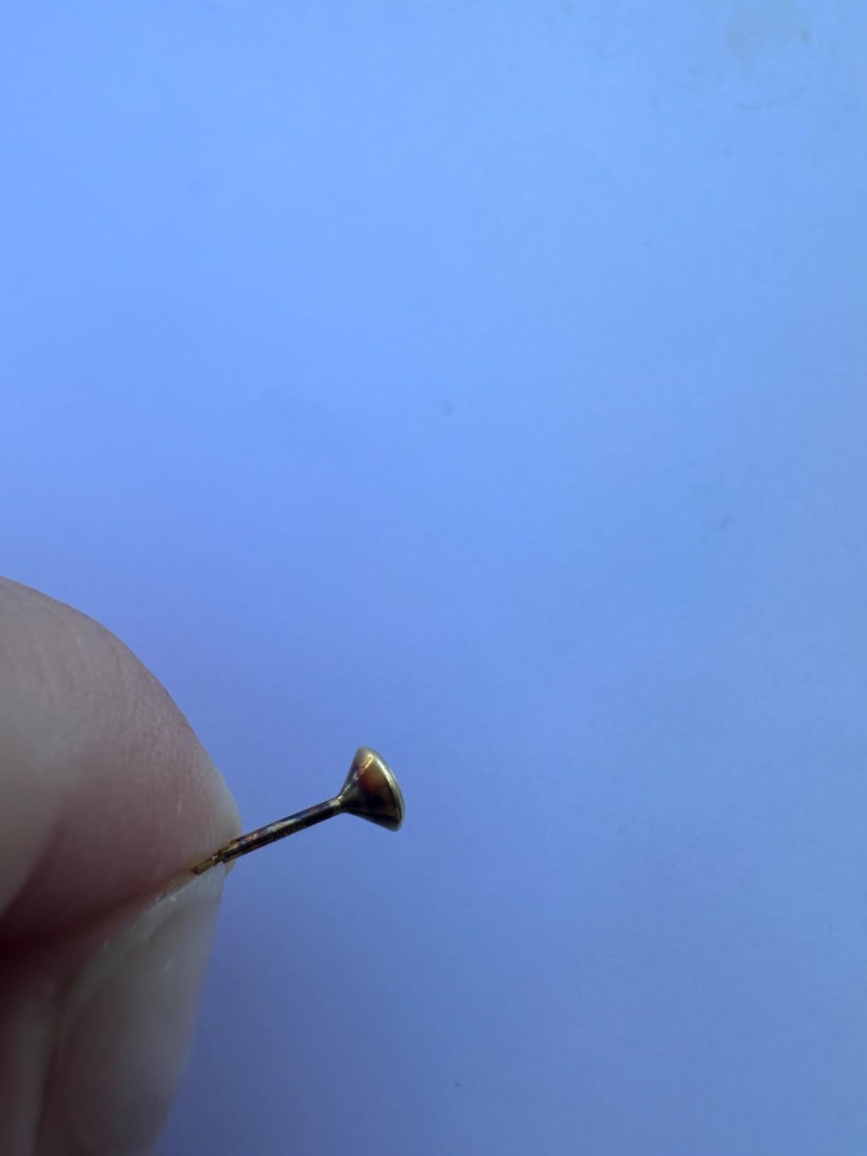 NKlaus Ohrstecker 585 Gelbgold Zirkonia 4,0mm