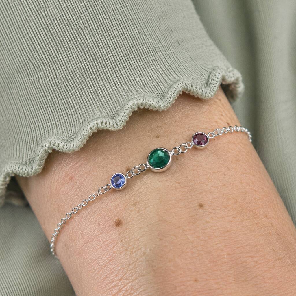 Joy by Corrine Smith Mutter Armband Gold 3 Geburtssteine