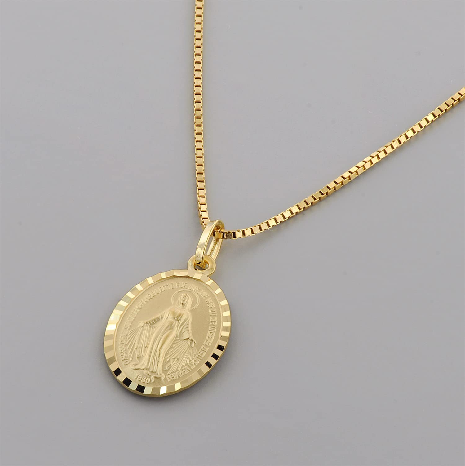 trendor Milagrosa Anhänger Gold 333 mit Kette 42 cm