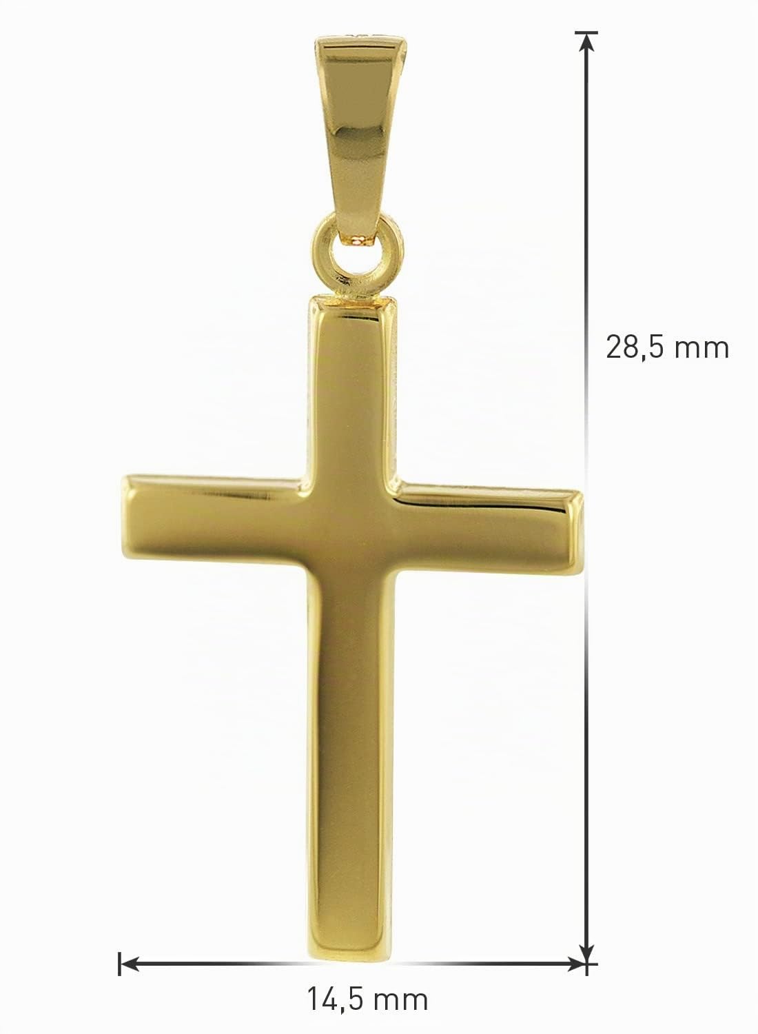 trendor Kreuz 08500 Halskette Gold 333 42 cm Venezianer