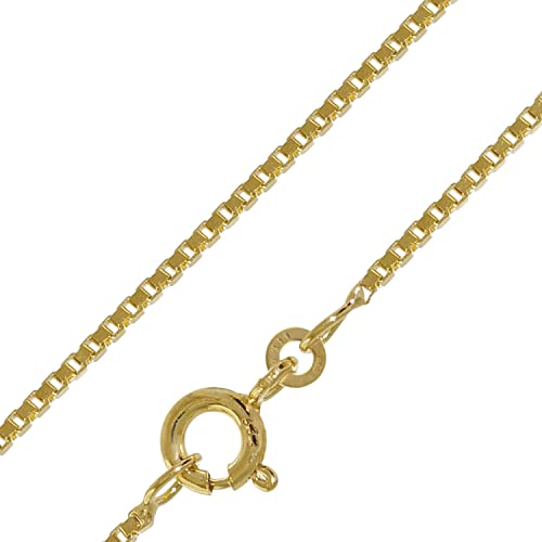 trendor Venezia Halskette 333 Gold 1,2 mm 42 cm