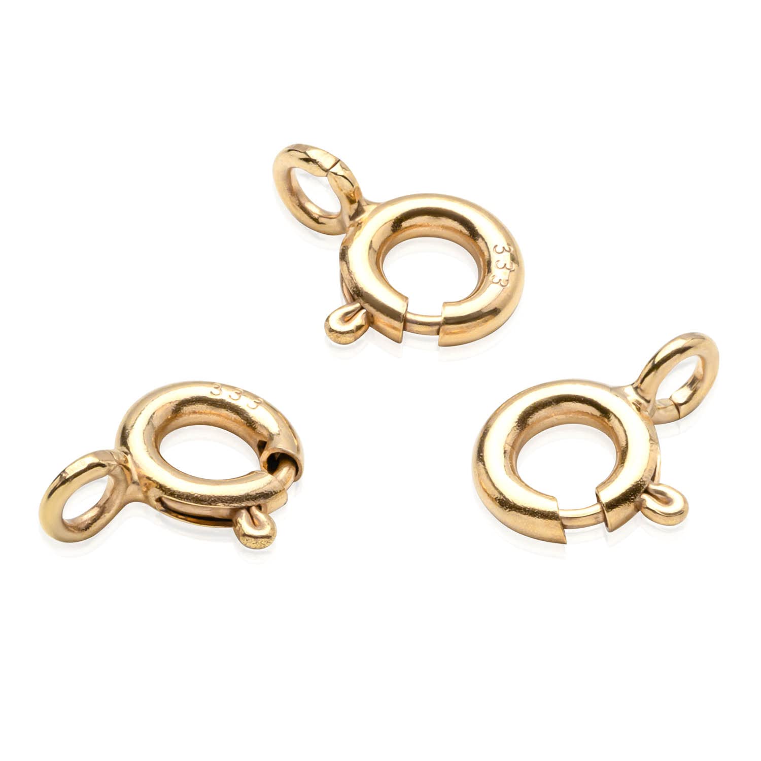 NKlaus Jewellery Federring Verschluss Gelbgold 333 5,1mm golden