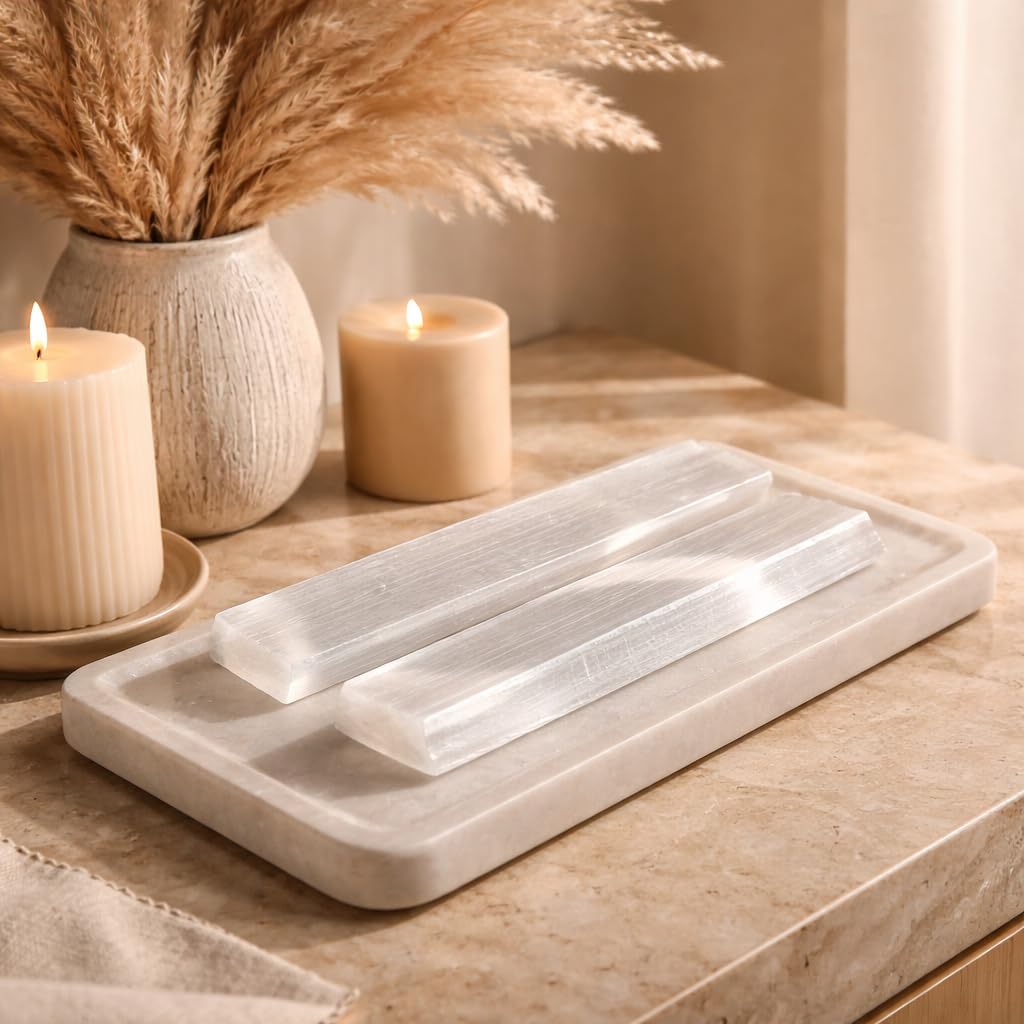 NKlaus Healing Crystals Selenit-Stab 19,5 cm Energiestein