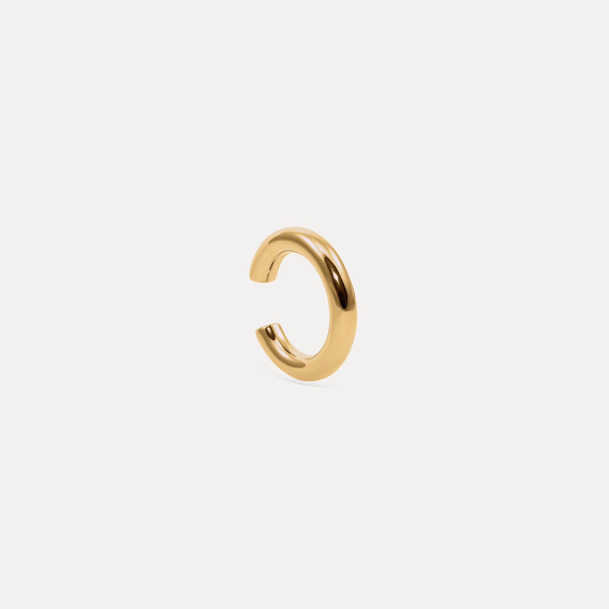 Stilnest Bold Revolve Ear Cuff Gold Vermeil Silber 11mm