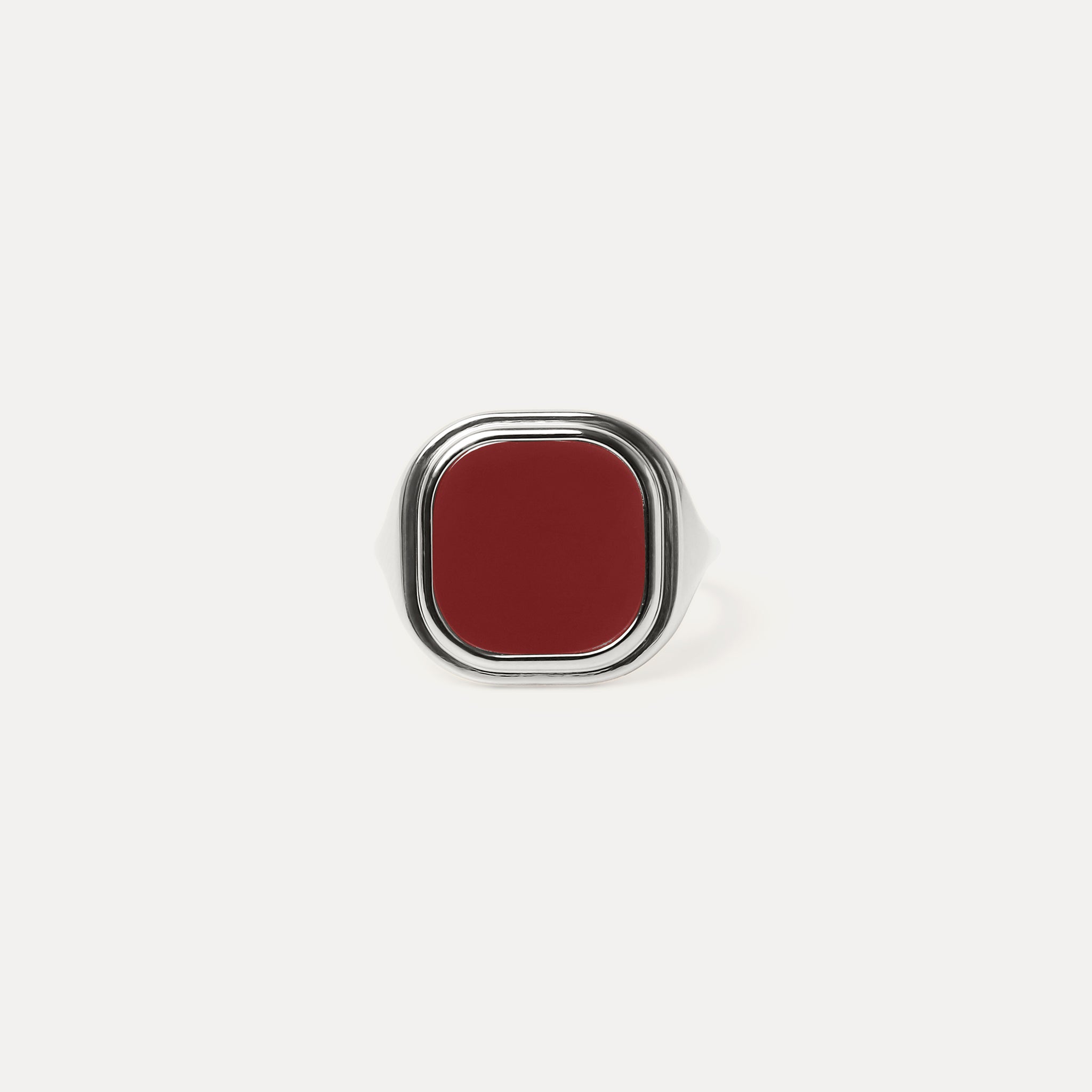 Stilnest Manhattan Cocktail Ring Achat Rot Gold 52
