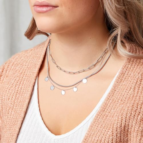 JEWLIX Ketten mit Anhänger Damen Halskette Sterlingsilber