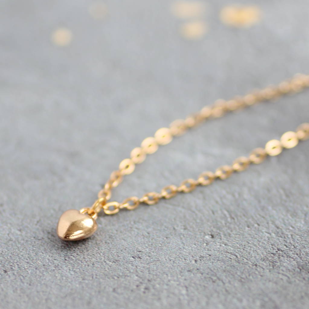 Joy by Corrine Smith Heart Armband Gold Herz-Anhänger