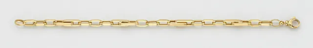 Eugen Rühle Figarokette Fantasie 5mm 585 Gelbgold 45 cm