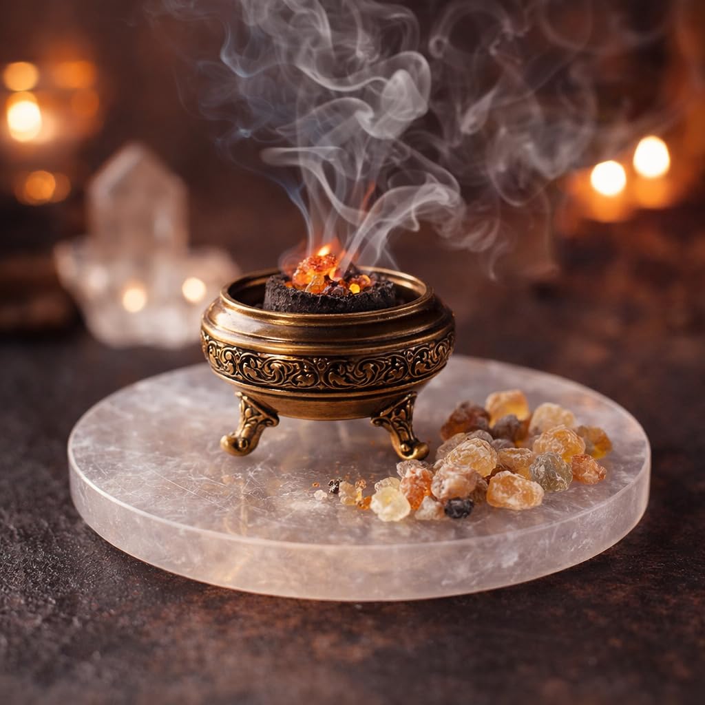 NKlaus Healing Crystals Selenit Aufladeplatte rund 10cm