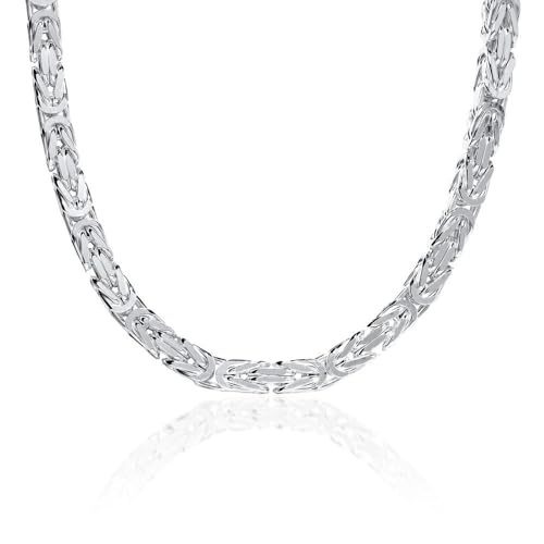 JEWLIX Königsketten Silberkette 925 Silber 6 mm 50 cm