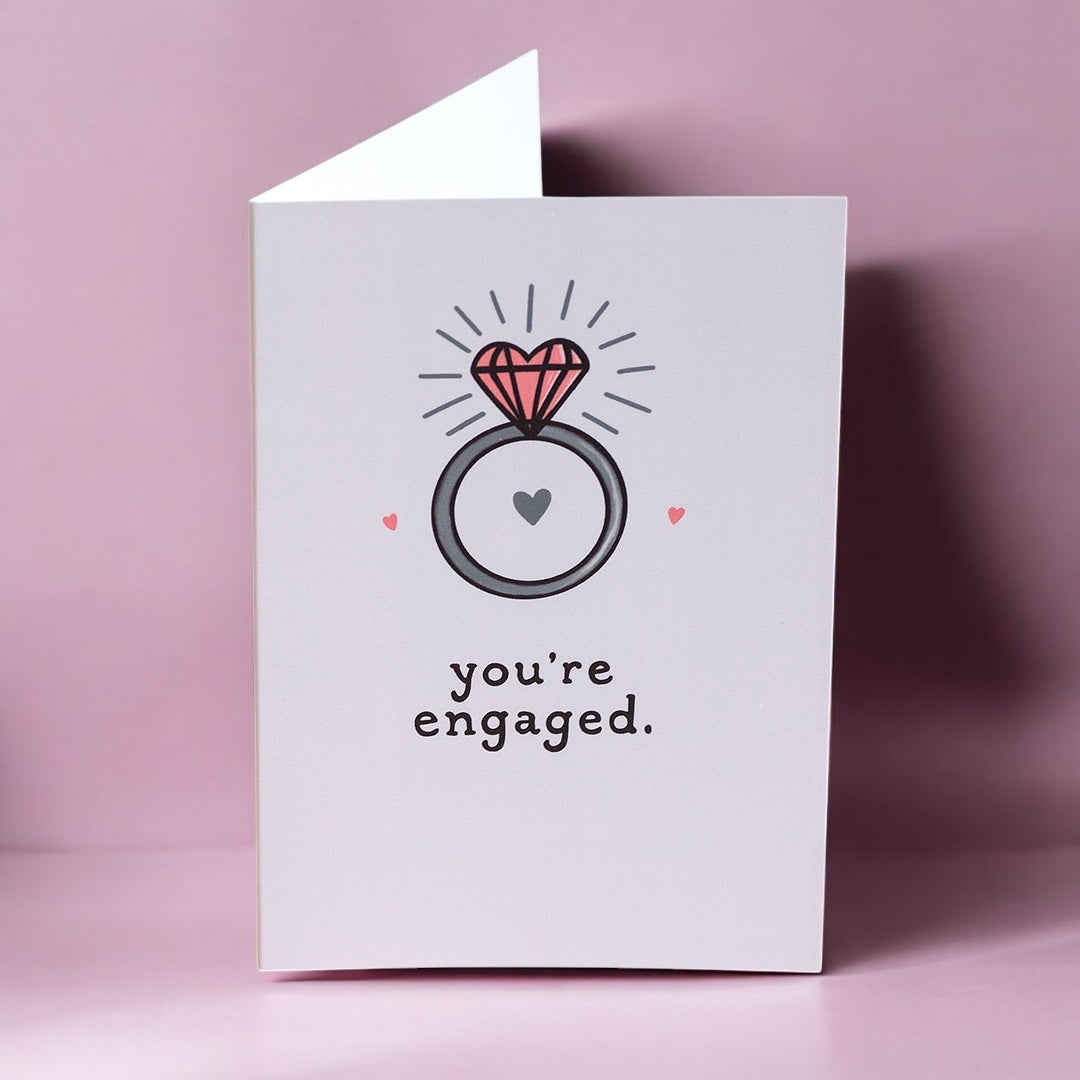 Joy by Corrine Smith Engagement Ring Karte A6 Verlobung