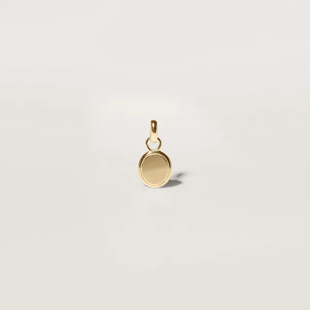 Stilnest Emblem Anhänger 585 Gold gravierbar