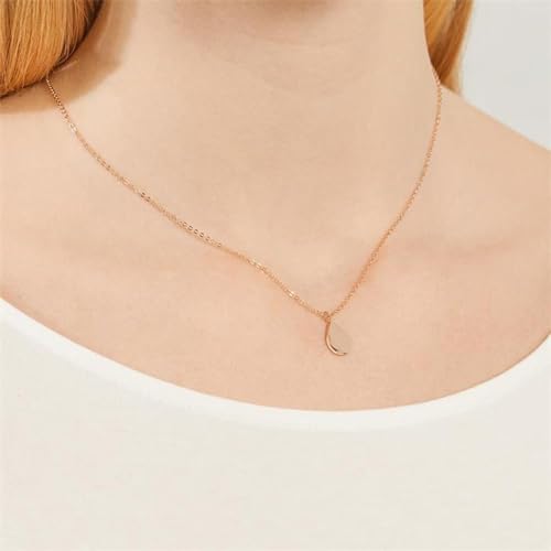JEWLIX Ketten mit Anhänger Kette Tropfen 925er Silber rosé