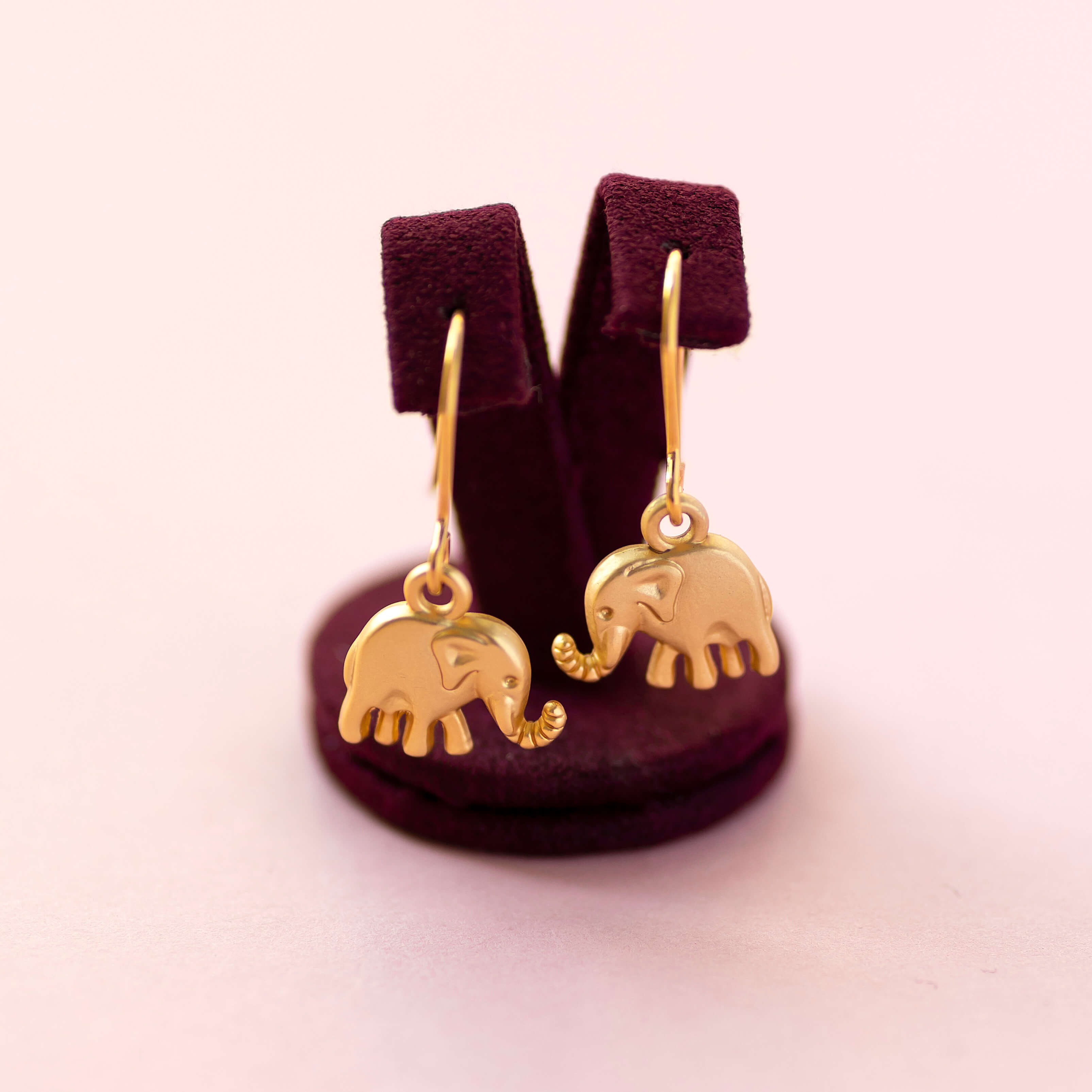 Joy by Corrine Smith Elephant Charm Ohrringe Gold Silber
