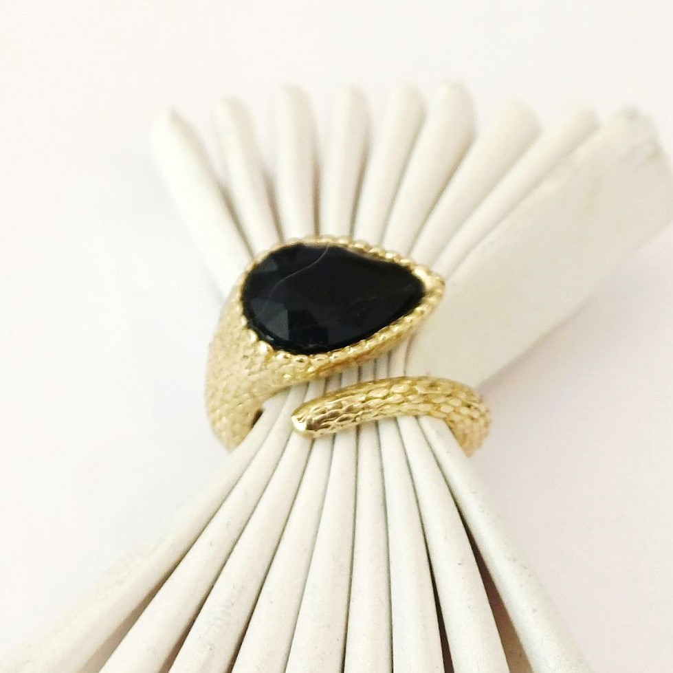 Alevá Bijoux Calypso Ring Bronze Quarz verstellbar