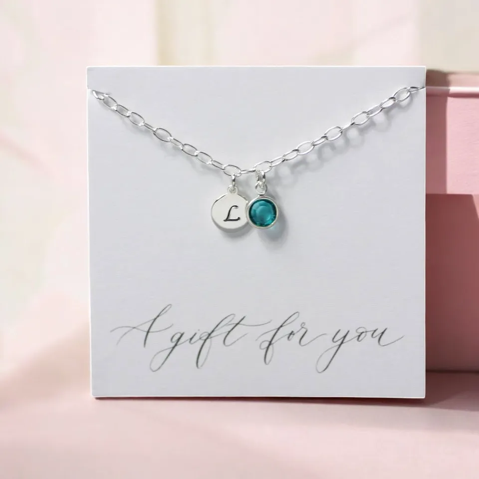 Joy by Corrine Smith Birthstone Armband Silber Edelstein personalisiert