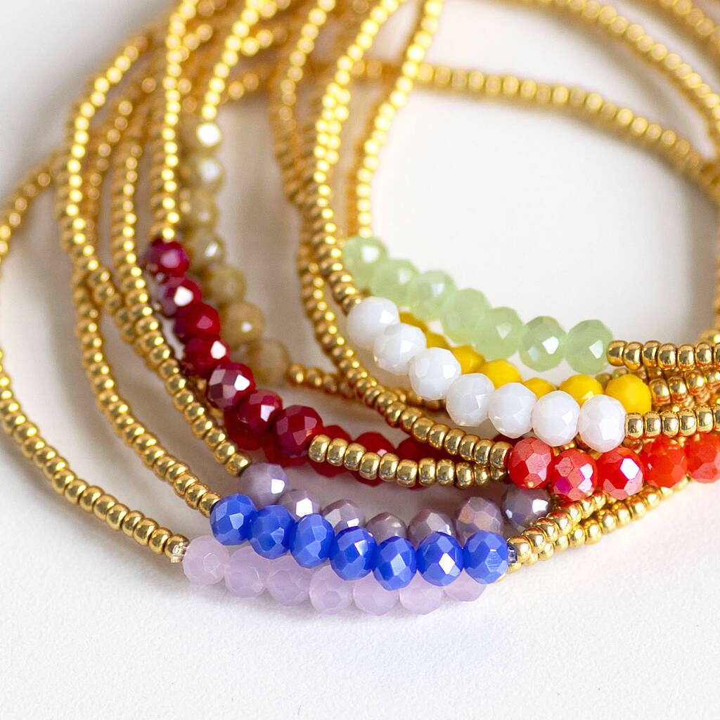 Joy by Corrine Smith Green Aura Armband Grün Kristall