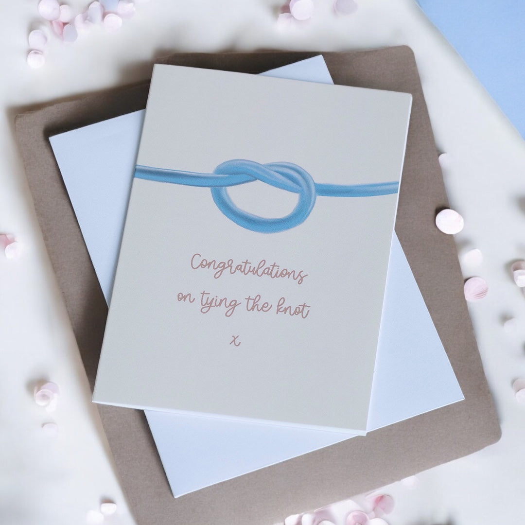Joy by Corrine Smith Tying The Knot Hochzeitskarte A6