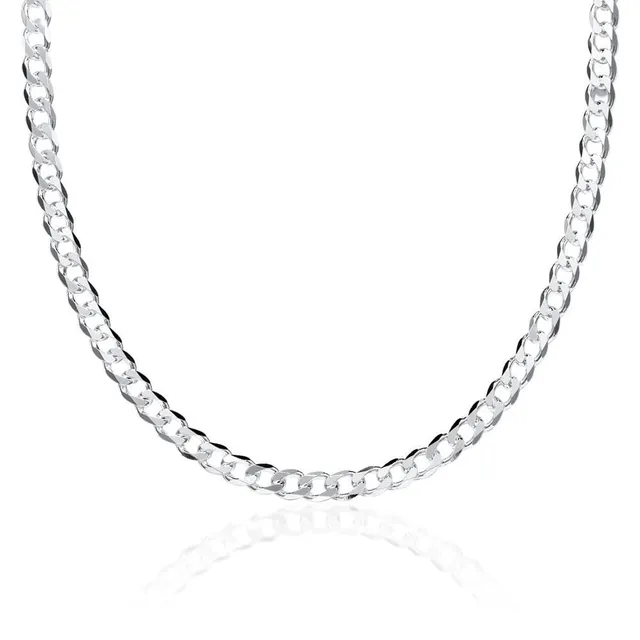 JEWLIX Panzerketten 925 Silber Panzerkette 4,5mm 60cm PK0045