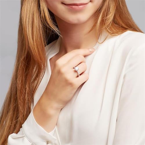 JEWLIX Verlobungsring 925 Silber Ring 50mm Zirkonia