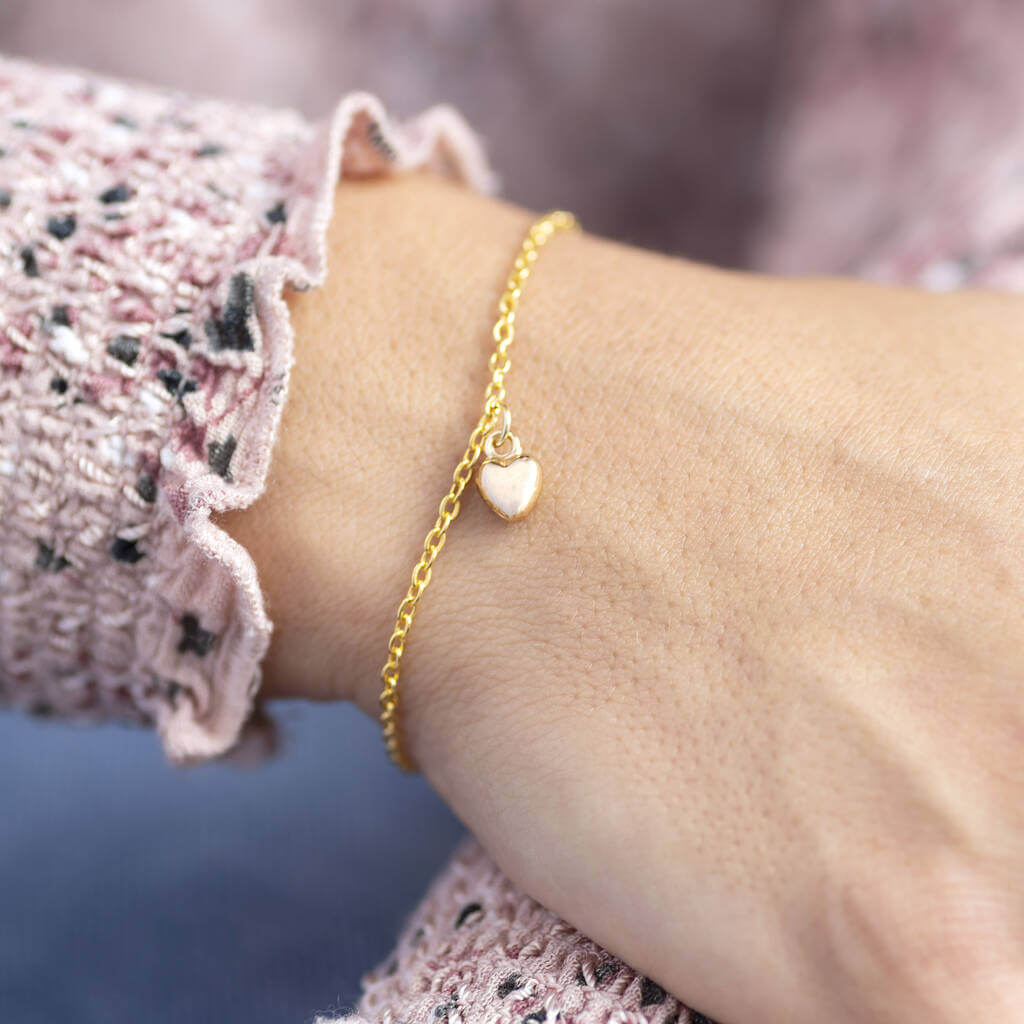 Joy by Corrine Smith Heart Armband Gold Herz-Anhänger