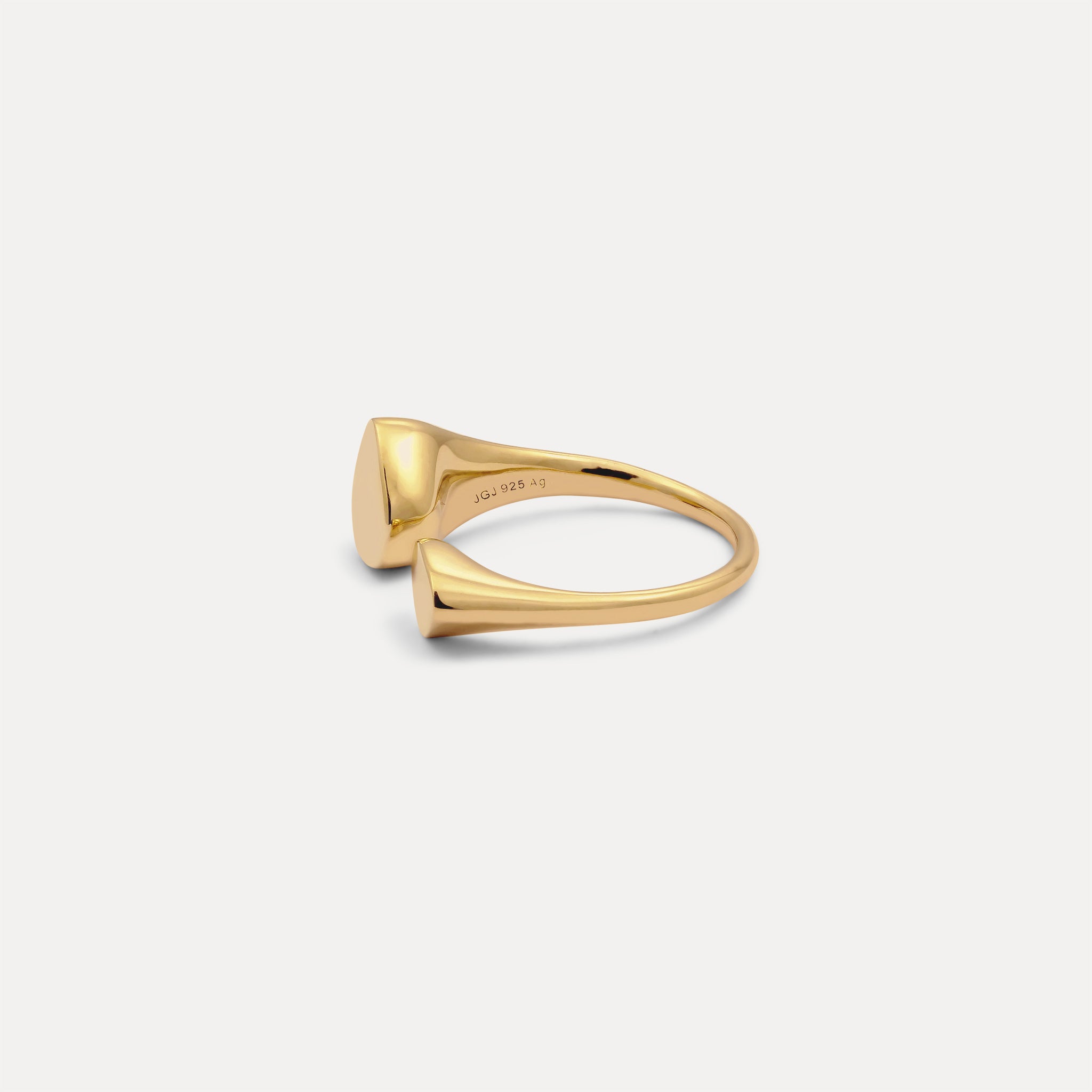 Stilnest Canyon Ring 24k Gold Vermeil Gr.56 Statement