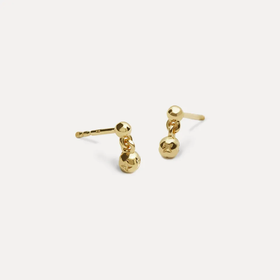 Stilnest Babe Ohrhänger 585 Gold Massivgold 3x4 mm