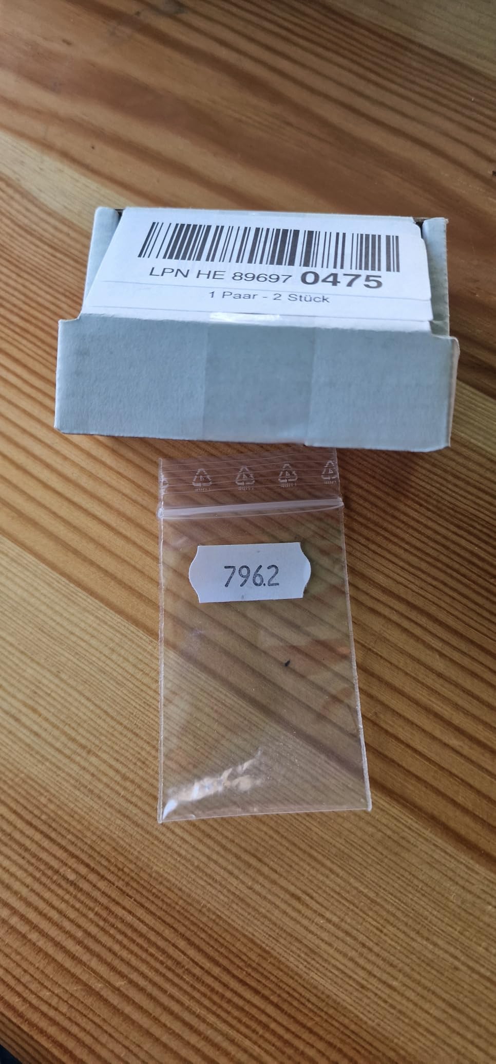 NKlaus Jewellery Durchzieher Ohrringe 333 Gelbgold Ankerkette
