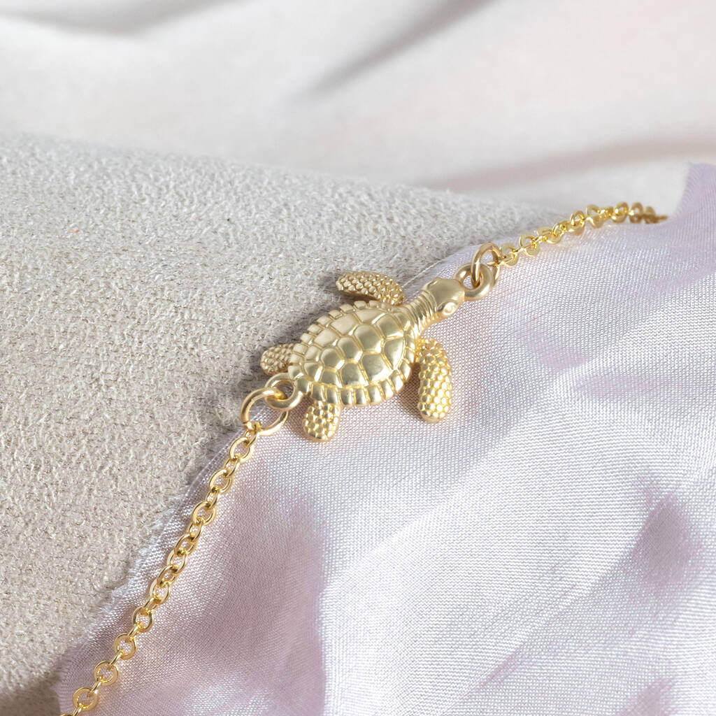 Joy by Corrine Smith Tortoise Armband Gold Schildkröte
