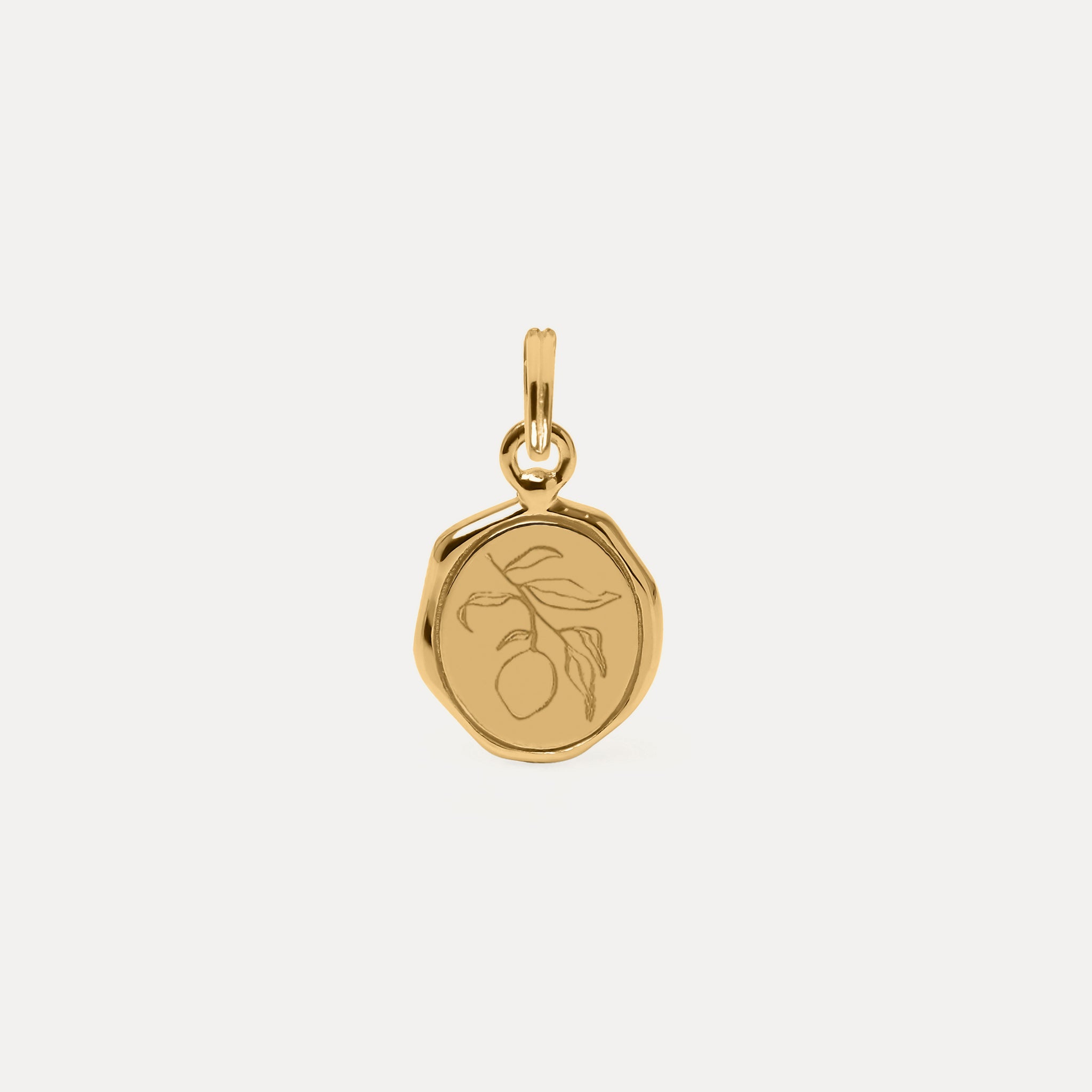 Stilnest Eden Lemon Seal Anhänger Silber gravierbar