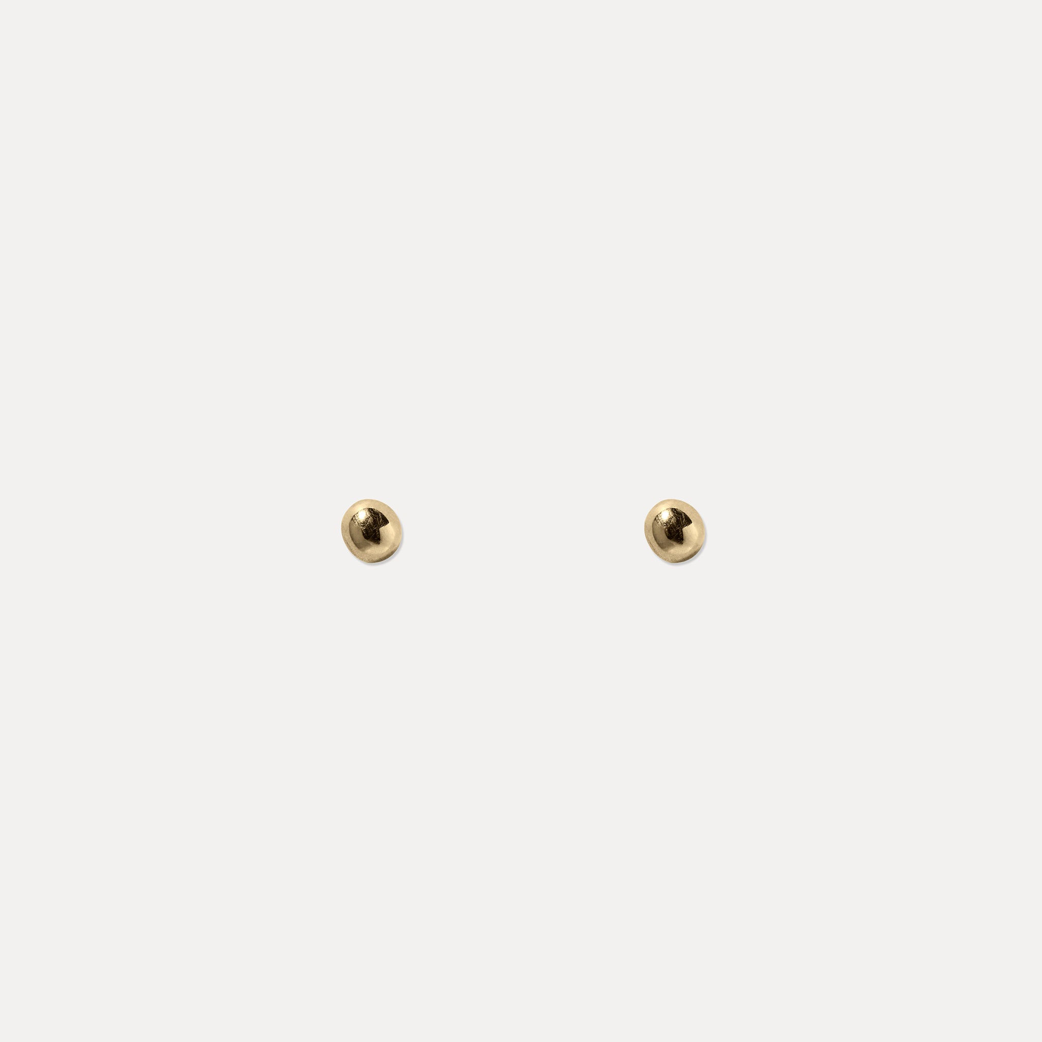 Stilnest Dot Ohrstecker Ohrringe 585 Gold 14k Massivgold