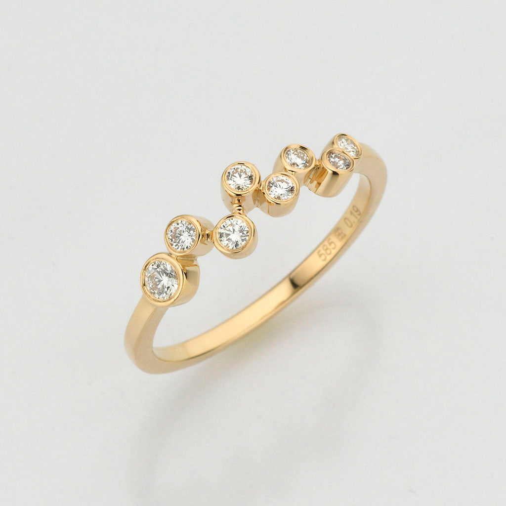 Eugen Rühle Ringe 88.7887 Diamantring Weißgold 0,19ct WSI