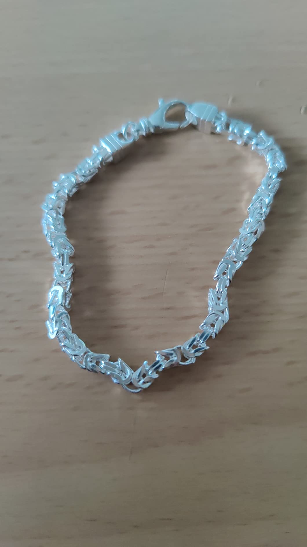JEWLIX Königsarmbänder Silberarmband 925 3,5mm 21cm