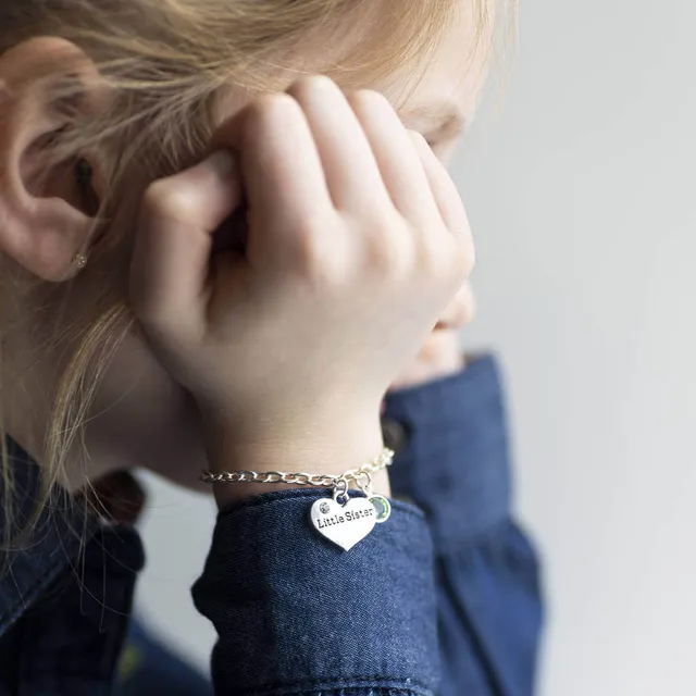 Joy by Corrine Smith Sisters Kinderarmband Silber personalisiert
