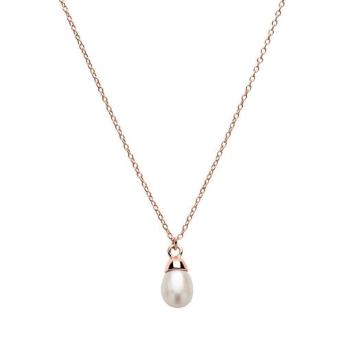JEWLIX Ketten mit Anhänger Perlenkette 925er Silber rosé Damen