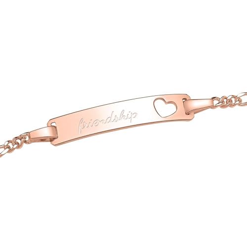 JEWLIX Armband ID1001-R 925 Silber ID-Armband gravierbar