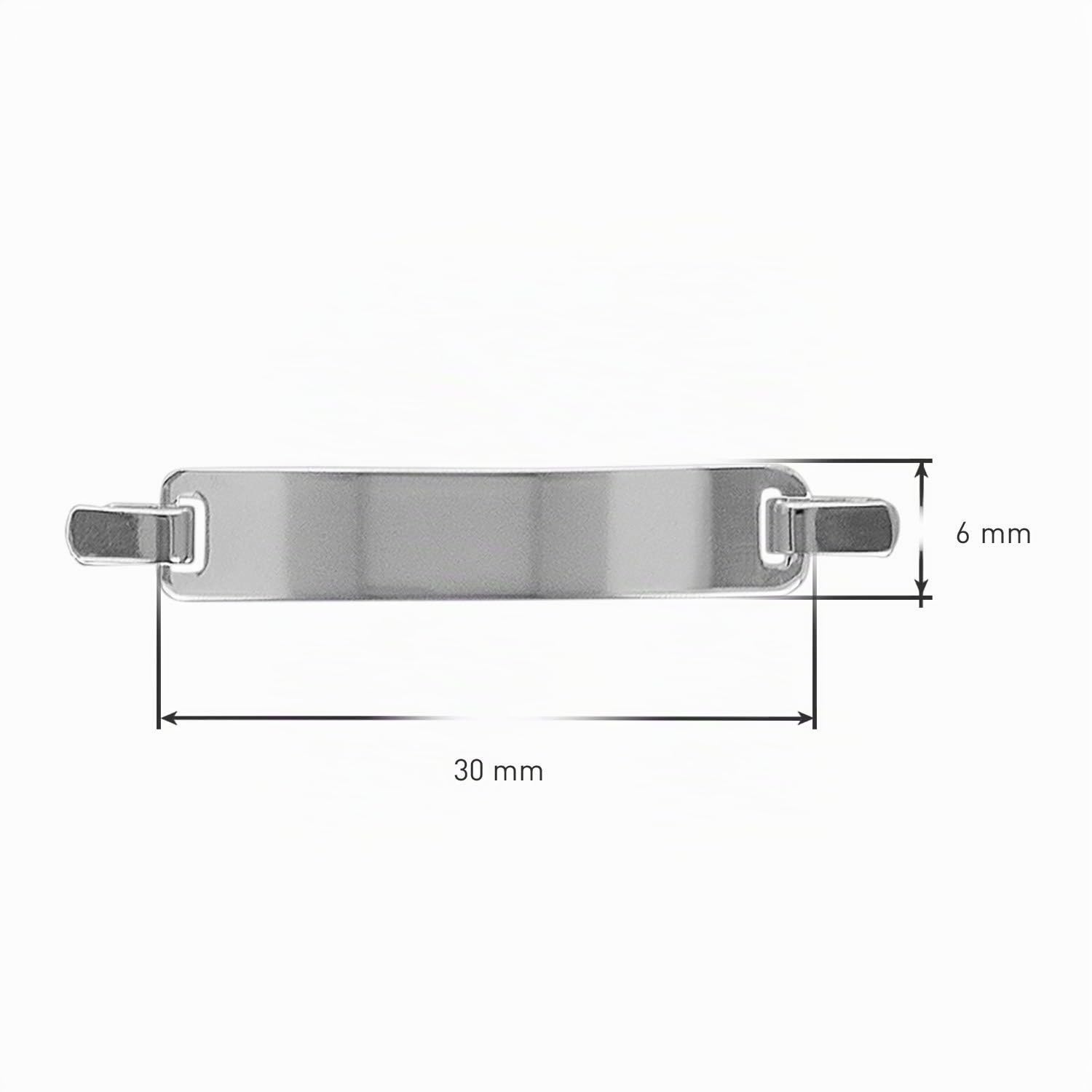 trendor Armbänder Gravur-Armband 925 Silber 19cm